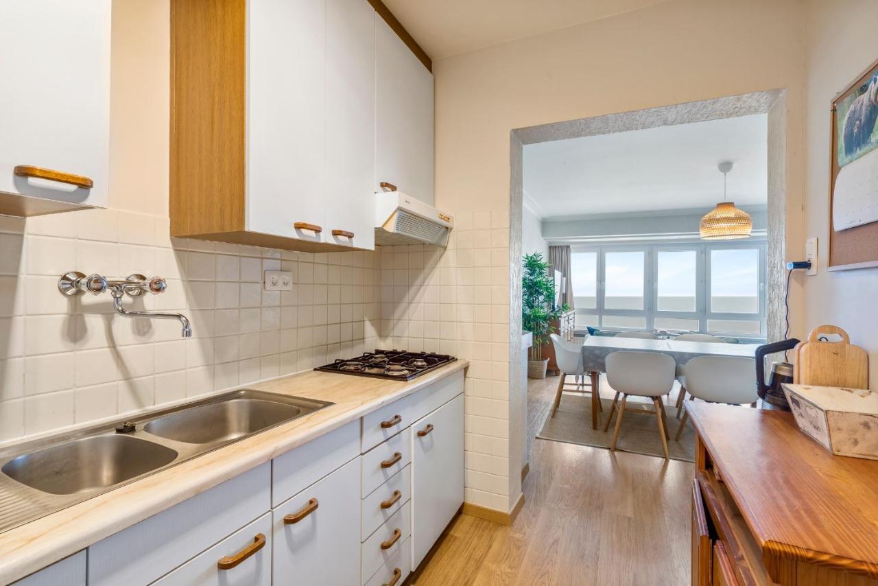 Ferienwohnung Zonnig Familie App Op Zeedijk Met Zeezicht Voor 6P Ostende Exterior foto