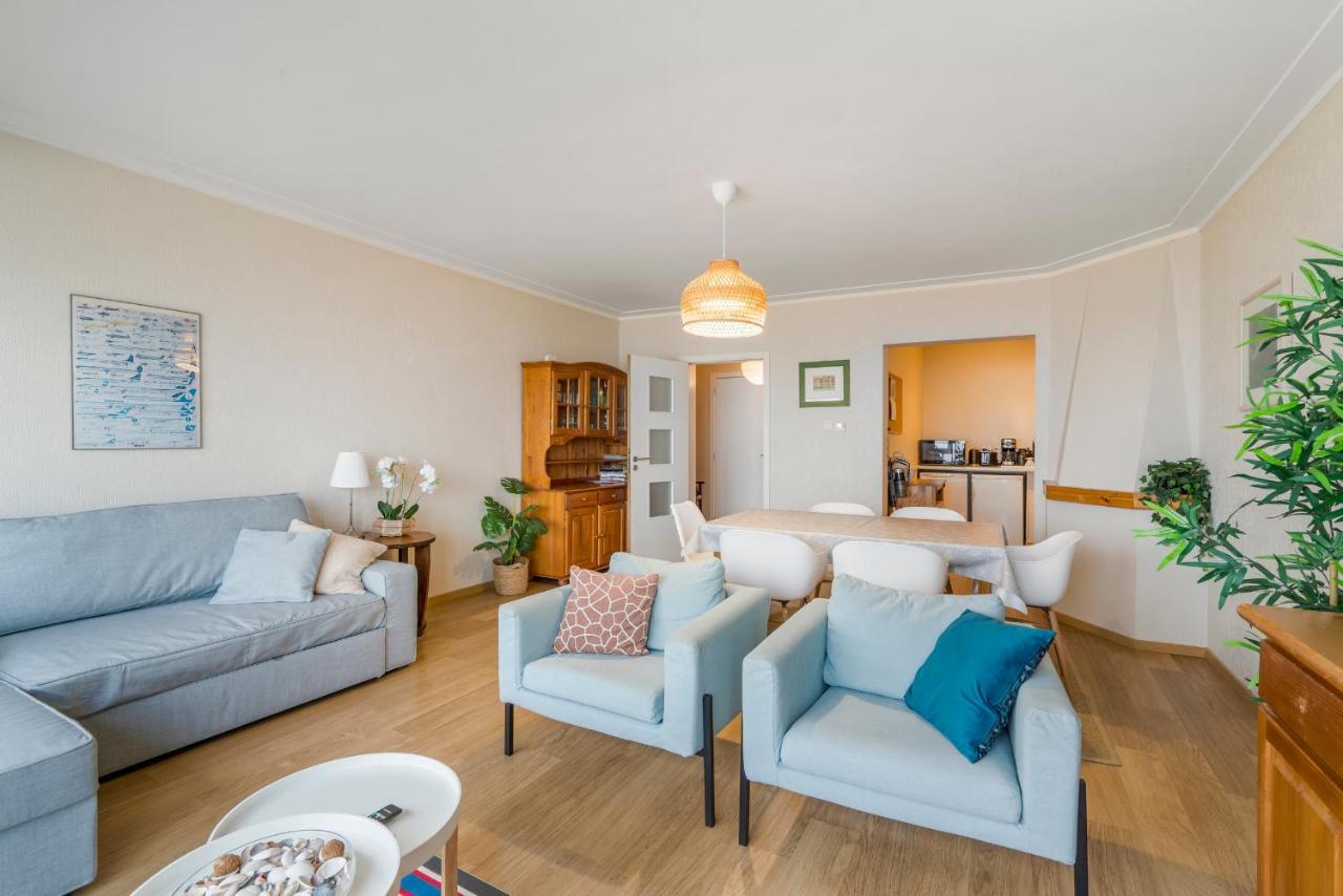 Ferienwohnung Zonnig Familie App Op Zeedijk Met Zeezicht Voor 6P Ostende Exterior foto