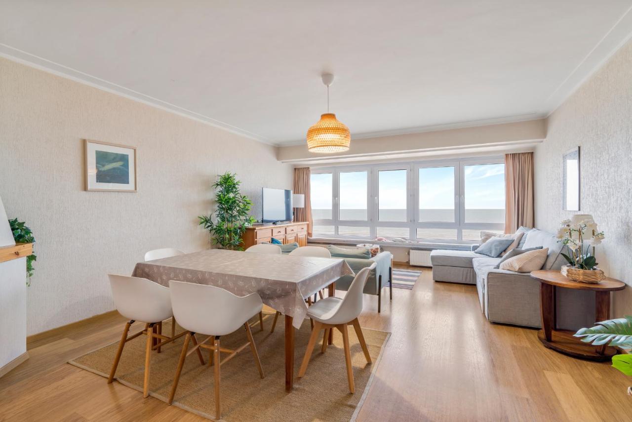Ferienwohnung Zonnig Familie App Op Zeedijk Met Zeezicht Voor 6P Ostende Exterior foto